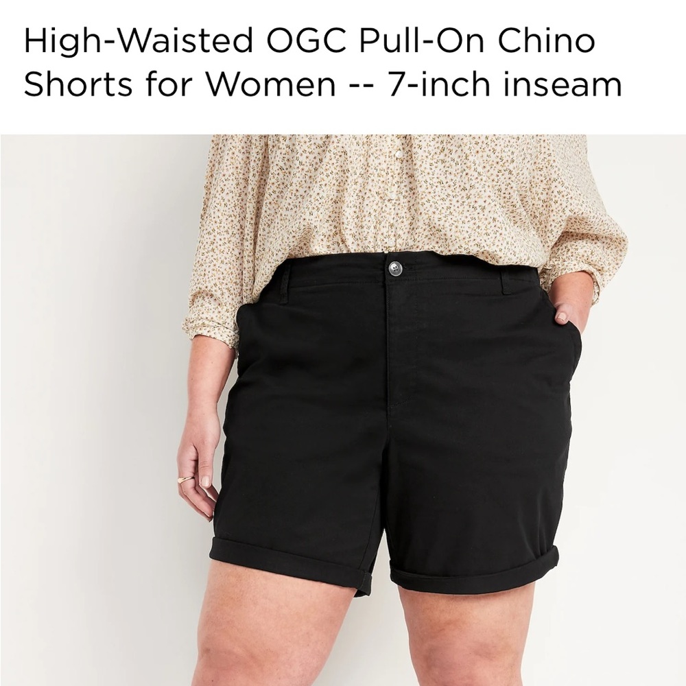 Bundle of 3 colors NWT Old Navy High-Waisted Chino Shorts XXL  7-inch inseam
